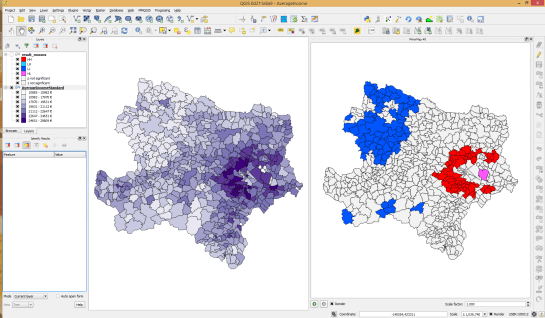 Municipality border data (c) OpenStreetMap and contributors Income data source: Statistik Austria via derStandard
