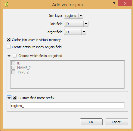 Custom join prefixes