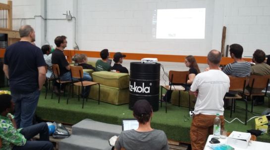 QGIS Resource Sharing presentation, picture by @foss4g