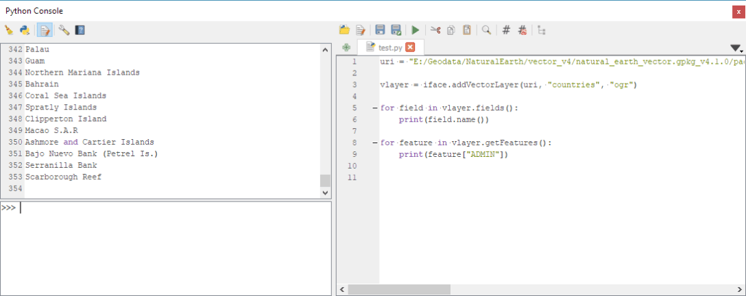 Pyqgis 101 Viewing Vector Layer Attributes Free And Open Source Gis