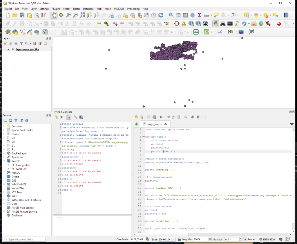 Plotting large point CSV files quickly & interactively | Free and Open ...